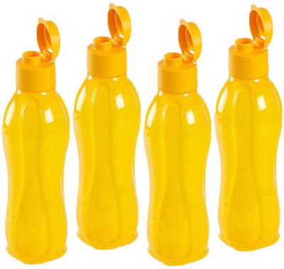 

Tupperware Fliptop 750 ml Water Bottles(Set of 4, Yellow)