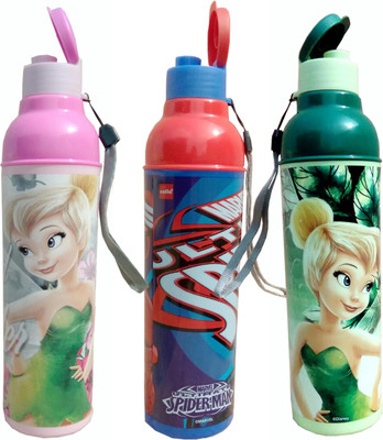 

Cello OPAQUE SERIES 600 ml Water Bottles(Set of 3, MULTI COLOUR)