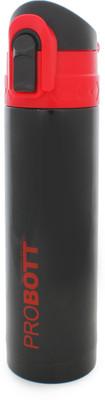 

PROBOTT Sports 500 ml Water Bottle(Set of 1, Black)