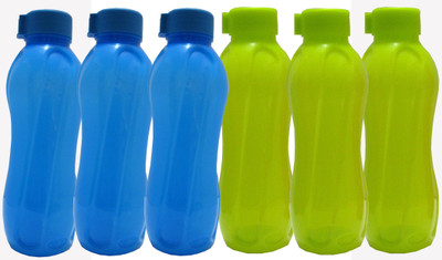

Cello OPAQUE SERIES 600 ml Water Bottles(Set of 6, BLUE N YELLOW)