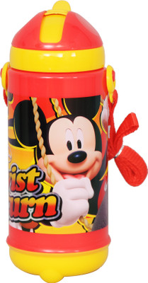 

Disney Mickey 420 ml Water Bottle(Set of 1, Orange, Yellow)