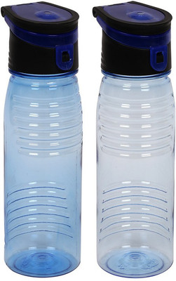

Cosmosgalaxy Sipper 600 ml Water Bottles(Set of 2, Blue)