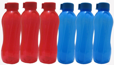 

Cello OPAQUE SERIES 600 ml Water Bottles(Set of 6, RED N BLUE)