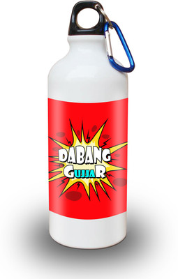 

Sky Trends Gift Dabang Gujjar Gifts For Friend 600 ml Water Bottle(Set of 1, White)
