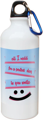 

SKY TRENDS Opaque Series 600 ml Water Bottle(Set of 1, White)