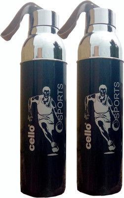 

Cello OPAQUE SERIES 1000 ml Water Bottles(Set of 2, Blue)