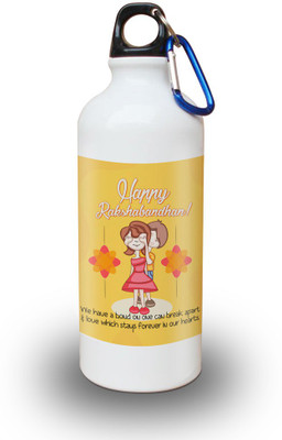 

SKY TRENDS White Sipper 600 ml Water Bottle(Set of 1, White)