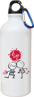 

SKY TRENDS Opaque Series 600 ml Water Bottle(Set of 1, White)