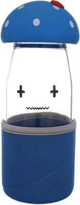 

Goldendays Mushroom 400 ml Water Bottle(Set of 1, Blue)