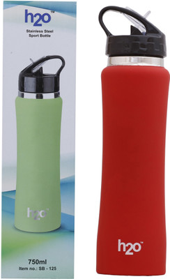 

H2O Sports 750 ml Water Bottle(Set of 1, Red)