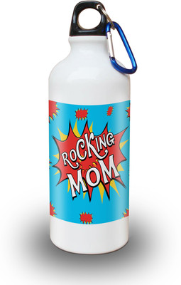 

Sky Trends Gift Rocking Mom Gifts For Mothers 600 ml Water Bottle(Set of 1, White)