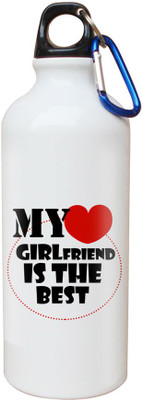 

SKY TRENDS Opaque Series 600 ml Water Bottle(Set of 1, White)