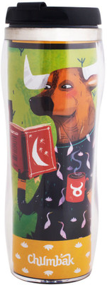 

Chumbak Opaque Series 330 ml Water Bottle(Set of 1, Green)