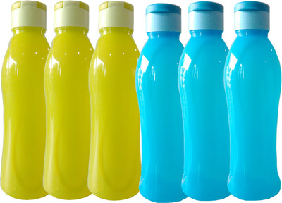 

Shreejee CLASSIC 1000 ml Water Bottles(Set of 6, YELLOW,BLUE)