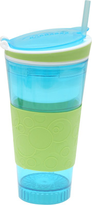 

Bazaar Pirates Two In One Snack Bottle 500 ml(Blue, Green)