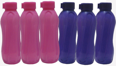 

Cello OPAQUE SERIES 600 ml Water Bottles(Set of 6, PINK N PURPLE)