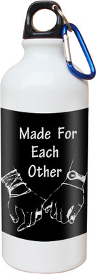 

SKY TRENDS Opaque Series 600 ml Water Bottle(Set of 1, White)