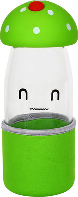 

Goldendays Mushroom 400 ml Water Bottle(Set of 1, Green)