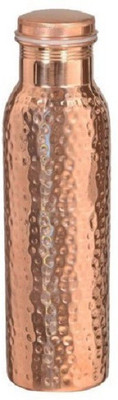

Royal Sapphire hamered 1000 ml Water Bottle(Set of 1, Brown)