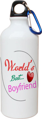 

SKY TRENDS Opaque Series 600 ml Water Bottle(Set of 1, White)