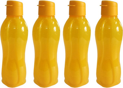 

Tupperware Aquasafe 750 ml Water Bottles(Set of 4, Yellow)