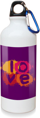 

Sky Trends Gift Love Multicolor White Sipper Bottle 600 ml Water Bottle(Set of 1, White)