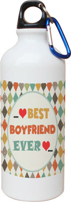 

SKY TRENDS Opaque Series 600 ml Water Bottle(Set of 1, White)