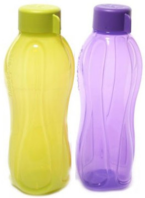 

Tupperware Acquasafe 500 ml Water Bottles(Set of 2, Yellow, Purpal)
