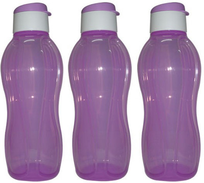 

Tupperware Flip Top 1000 ml Water Bottles(Set of 3, Purple)