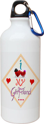 

SKY TRENDS Opaque Series 600 ml Water Bottle(Set of 1, White)