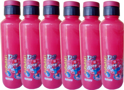 

Shreejee TRANSPARENT 1000 ml Water Bottles(Set of 6, RED)