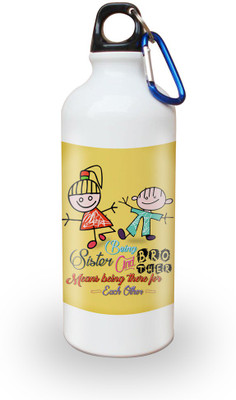 

SKY TRENDS White Sipper 600 ml Water Bottle(Set of 1, White)