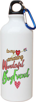 

SKY TRENDS Opaque Series 600 ml Water Bottle(Set of 1, White)