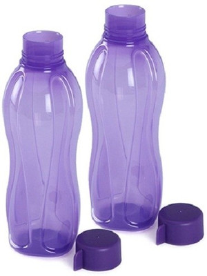 

Tupperware Round Series 500 ml Water Bottles(Set of 2, Purple)