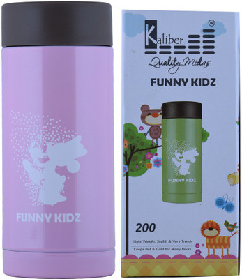 

Kaliber Funny Kidz - 200 200 ml Water Bottle(Set of 1, Pink)