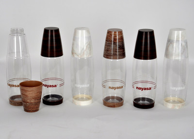

Nayasa Dew Drops 1000 ml Water Bottle(Set of 1, Multicolor)