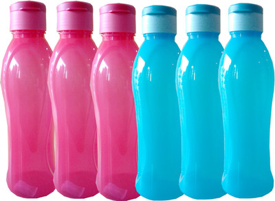 

Shreejee CLASSIC 1000 ml Water Bottles(Set of 6, RED,BLUE)