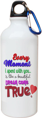 

SKY TRENDS Opaque Series 600 ml Water Bottle(Set of 1, White)