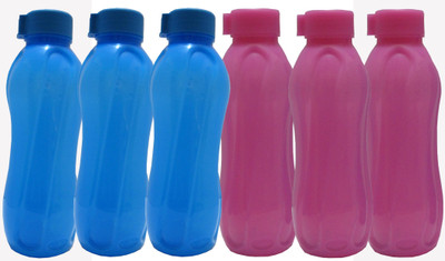 

Cello OPAQUE SERIES 600 ml Water Bottles(Set of 6, BLUE N PINK)