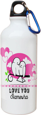 

SKY TRENDS Opaque Series 600 ml Water Bottle(Set of 1, White)