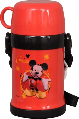 DISNEY Mickey 450 ml Water Bottle(Set of 1, Red, Black)