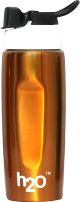 

Akrobo H2O 600 ml Water Bottle(Set of 1, Gold)