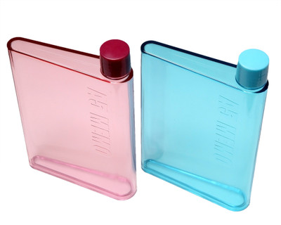 

Shridhar A5 NoteBook Water Bottle 420 ml Water Bottles(Set of 2, Blue, Red)