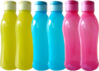 

Shreejee CLASSIC 1000 ml Water Bottles(Set of 6, RED,BLUE,YELLOW)