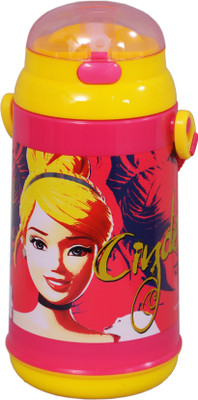 DISNEY Cinderella 450 ml Water Bottle(Set of 1, Pink, Yellow) DISNEY Cinderella 450 ml Water Bottle(Set of 1, Pink, Yellow)