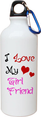 

SKY TRENDS Opaque Series 600 ml Water Bottle(Set of 1, White)