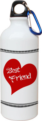 SKY TRENDS Opaque Series 600 ml Water Bottle(Set of 1, White)