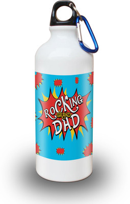 

Sky Trends Gift Rocking Grand Dad Gifts For Fathers 600 ml Water Bottle(Set of 1, White)