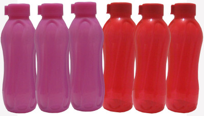 

Cello OPAQUE SERIES 600 ml Water Bottles(Set of 6, PINK N RED)