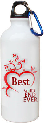 

SKY TRENDS Opaque Series 600 ml Water Bottle(Set of 1, White)